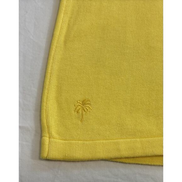 Vintage Lilly Pulitzer Size M Sweater Tank Top Banana Yellow VTG Cotton Cottage - Picture 3 of 7